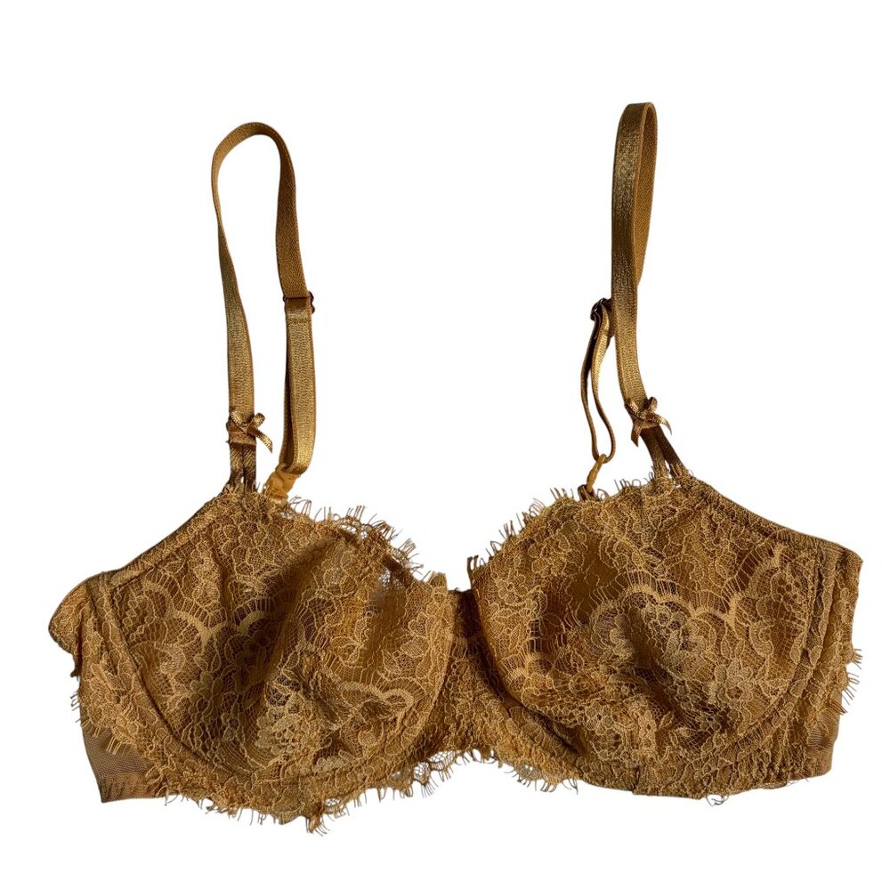 Victoria's Secret Dream Angels Push-Up Bra (W/out Padding) (Mustard Yellow) 34C